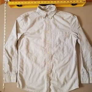 Men's Sonoma Long Sleeve grey/white Causal Button